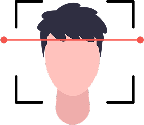 biometria de um rosto